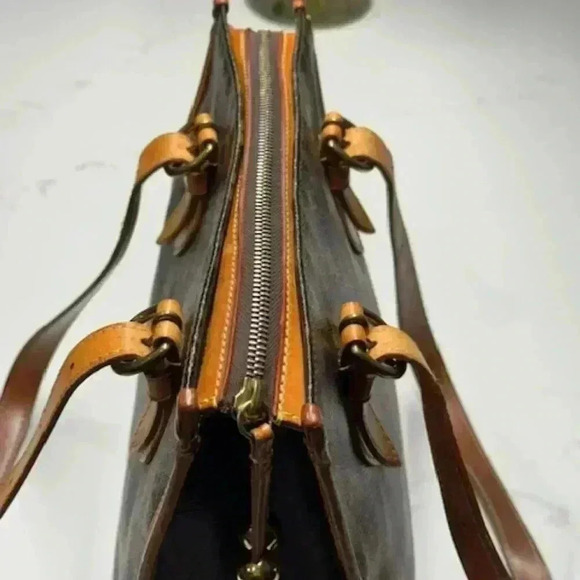 LOUIS VUITTON Popincourt Haut Shoulder Bag Monogram Leather Brown + COA - Picture 8 of 16